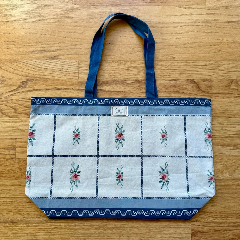 Sezane Baziszt Canvas Tote Bag